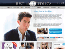 Tablet Screenshot of justinjedlica.com
